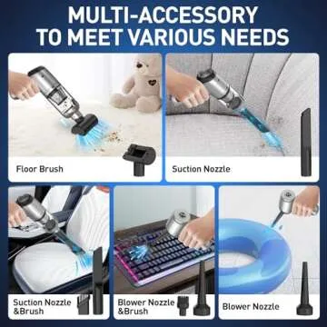 Powerful Cordless AHNR Handheld Car Vacuum Cleaner