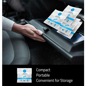 Mini Personal Protection Kit To-Go - 10 PACK! Mask, Hand Sanitizing Gel, Sanitizing Cleansing Wipe Packets. PPE On the Go! Single use Disposable Pocket-sized! Ideal for travel!