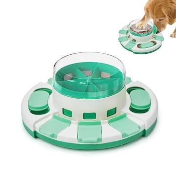 Potaroma Dog Puzzle Toy 2 Levels, Slow Feeder & IQ Trainer for Dogs