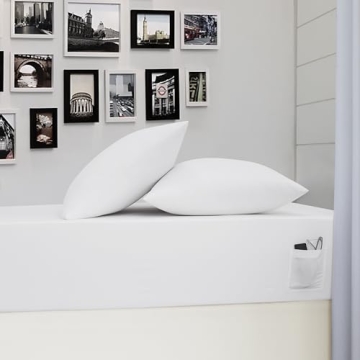 Comfortable Cotton Rich Twin XL Sheet Set with Pocket