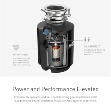 Moen Host Series Garbage Disposal with Sound Reduction