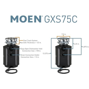 Moen Host Series Garbage Disposal with Sound Reduction