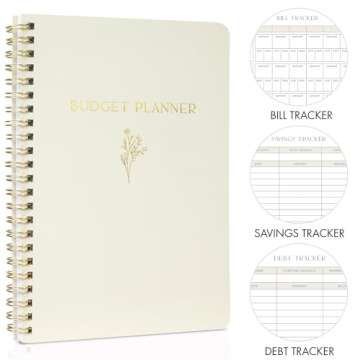 Monthly Budget Planner - 12 Month Expense Tracker Notebook