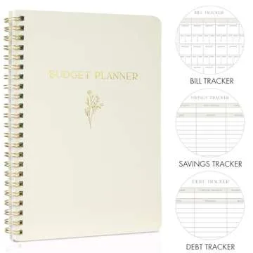 Monthly Budget Planner - 12 Month Expense Tracker Notebook