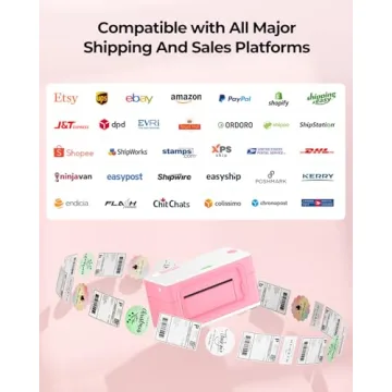 MUNBYN Bluetooth Thermal Label Printer 941B Wireless 300DPI 4x6