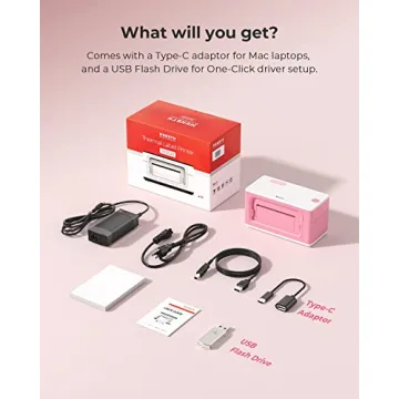 MUNBYN Bluetooth Thermal Label Printer 941B Wireless 300DPI 4x6