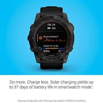 Garmin Fenix 7X Sapphire Solar GPS Smartwatch