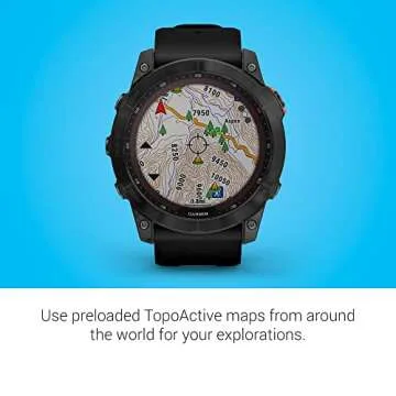 Garmin Fenix 7X Sapphire Solar GPS Smartwatch