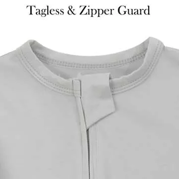 Aablexema Baby Footie Pajamas - Soft Bamboo Zipper PJs