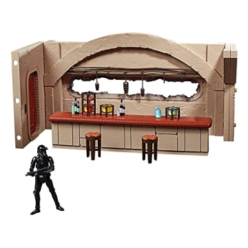 STAR WARS The Vintage Collection Nevarro Cantina Playset & Imperial Death Trooper Action Figure (F39...