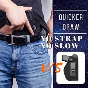 CCHOLSTER Ultimate Comfortable IWB Holster For Quick Draw