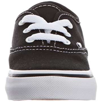 Vans Unisex AUTHENTIC Sneakers for Toddlers - Stylish & Comfortable Black Kicks