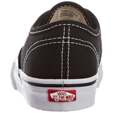 Shop Vans AUTHENTIC Sneakers for Toddlers in Black - Stylish & Durable