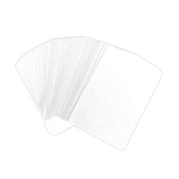 Regal Games 208 Blank Playing Cards to Write On - Custom Blank Deck of Cards - (2.5" x 3.5") Cardstock White Poker Size - 4 Packs x 52 Cards