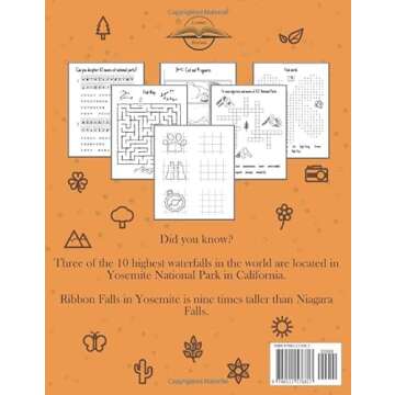 USA National Parks Activity Book for Kids: Fun and Educational Games for Young Explorers