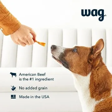 Wag Soft & Tender American Jerky Dog Treats Beef Recipe 12 oz