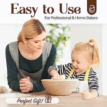 Banneton Bread Proofing Basket Set for Sourdough