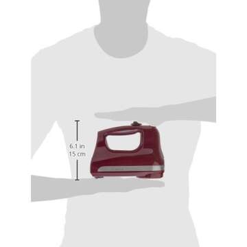 KitchenAid Boysenberry 5-Speed Ultra Power Hand Mixer