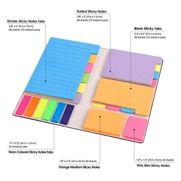 Niutop Sticky Notes Set for Enhanced Organization and Study