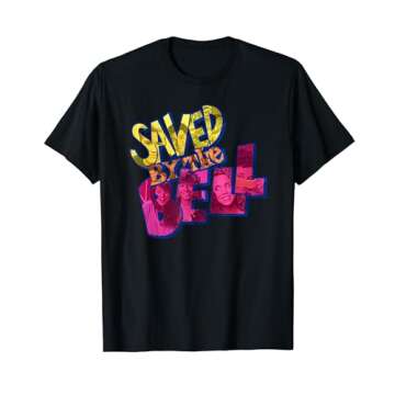 Saved By The Bell Logo Photo Collage T-Shirt
