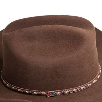 Justin 2X Wool Cowboy Hat for Men - Stylish and Durable