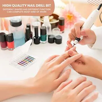 Boxgrove Nail Drill Bits Set for Manicure & Pedicure