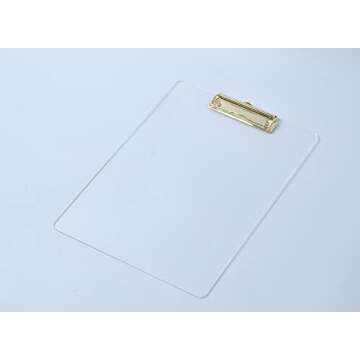 Elegant JIARI Acrylic Clipboards for Office & Events