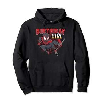 Marvel Spider-Man Birthday Girl Miles Morales Swing Pullover Hoodie