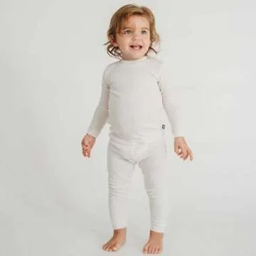 Sensitive Skin Thermal Underwear Set for Kids - Olive