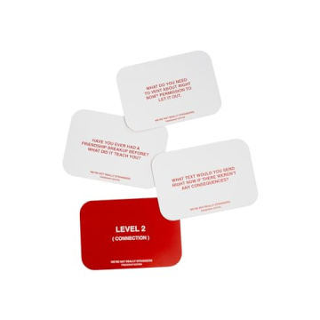 WE'RE NOT REALLY STRANGERS Card Game for Connections and Fun