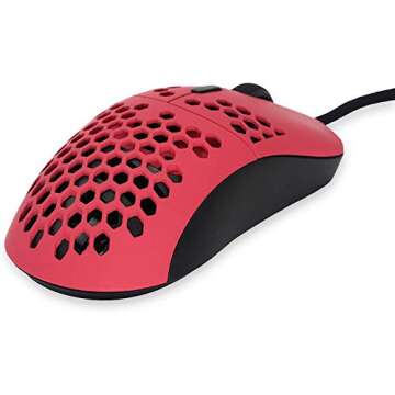 G-Wolves Hati HT-M Lightweight Honeycomb Wired Gaming Mouse - 56g, 16,000 DPI, Ambidextrous Design