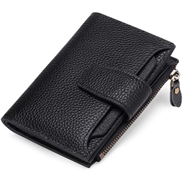 Falan Mule Women's Genuine Leather Wallet | RFID Blocking, 14 Slots, Compact Size