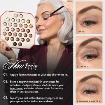 Versatile Eyeshadow Palette with 31 Shades for All Looks