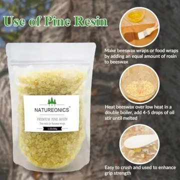 Premium Pine Resin for DIY Beeswax Wraps and Grip