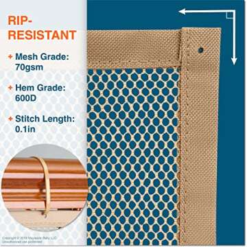 Roving Cove 10ft Stair Banister Guard for Baby Safety