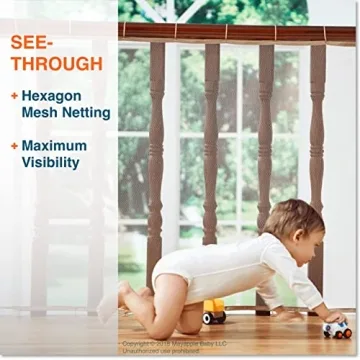 Roving Cove 10ft Stair Banister Guard for Baby Safety