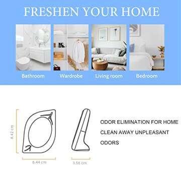 Odor Eliminating Linen Scent Air Fresheners - 4 Pack