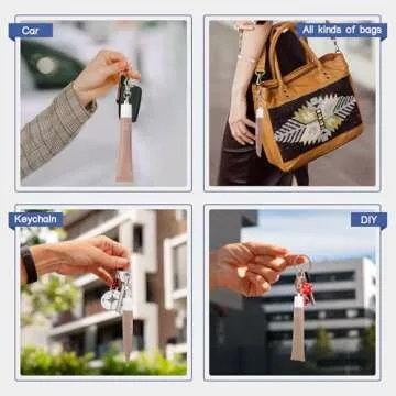 Maoolmht Keychain Cap for Summer Fridays 0.5 Oz Lip Balm keychain, Keychain Cap Compatible with LANGIGE 0.35 oz Lip Balm, Portable Holder Lip Balm Keychain Cap (white)