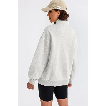 BLENCOT Half Zip Sweatshirt for Women in Cozy Style
