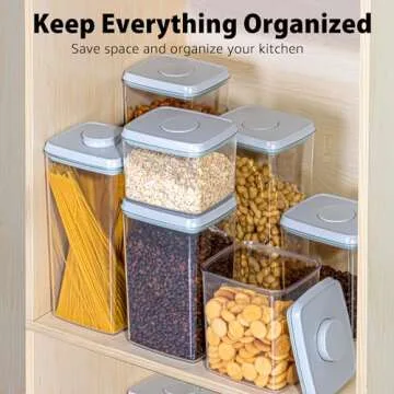 Uamector 2-Piece Airtight Food Storage Container Set