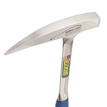 ESTWING Rock Pick - 22 oz Geology Hammer with Pointed Tip & Shock Reduction Grip - E3-23LP