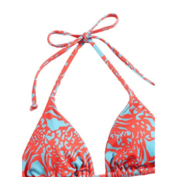 SweatyRocks Women's Stylish Triangle Bikini Set for Summer