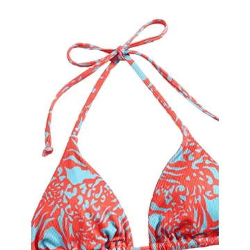 SweatyRocks Women's Stylish Triangle Bikini Set for Summer