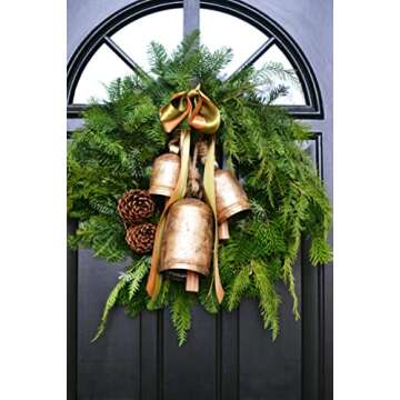 Set of 3 Hanging Harmony Bells Garden Rustic Relaxing Tranquil Wind Chimes