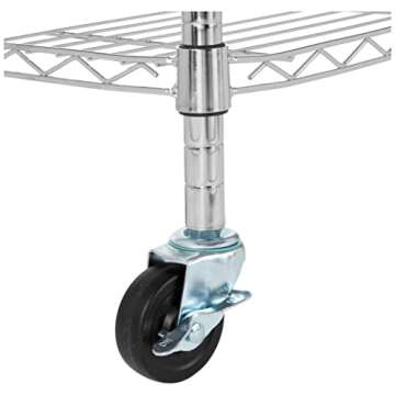 Amazon Basics Heavy Duty 4-Shelf Storage Shelving Unit