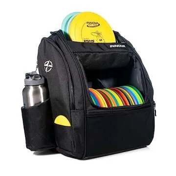 Innova Safari Disc Golf Backpack - Holds 25+ Discs with Rain Cover
