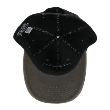 Grunt Style Veteran Flag Hat - Brown Cap, One Size