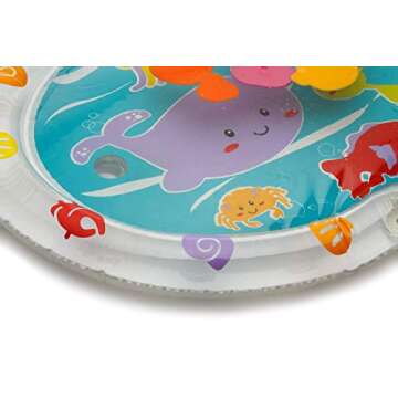 playkidz Seaworld Water Mat, Tummy Time Activity Playmat. Promotes Sensory Stimulation and Baby Deve...