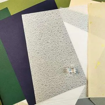 Prstincol 30 Pcs Scrapbook Paper Textured Paper, A4 Craft Scrapbooking Paper Mulberry Paper Special Paper Decorative Paper for Scrapbooking, Art Journaling, Card Making