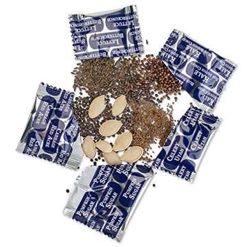 16,500 Non GMO Heirloom Vegetable Seeds Survival Garden 40 Variety Pack